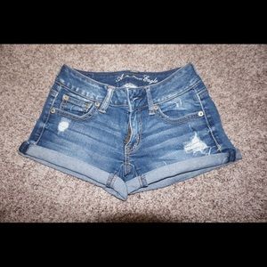 American Eagle stretchy distressed  shorts